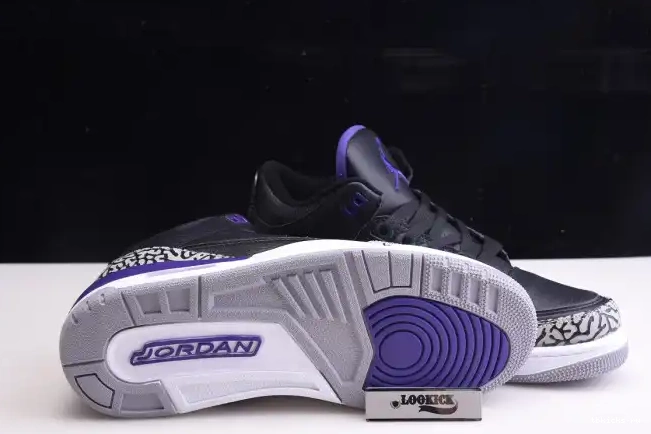 Rep TB Jordan CT8532-050 3 Air Purple Retro Black Court 0612
